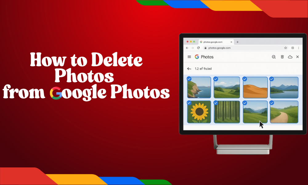How to delete photos from Google photos