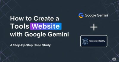 Tools Website with Google Gemini