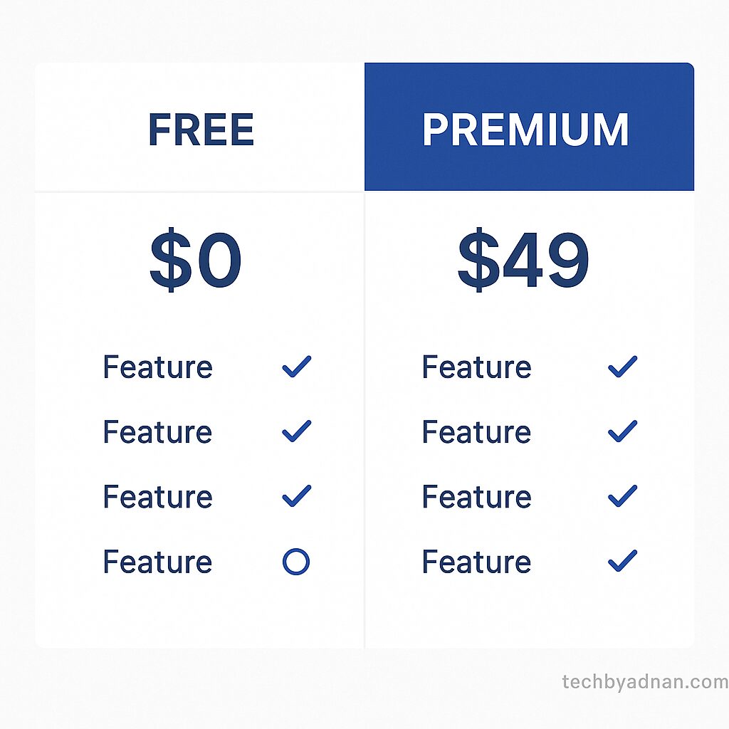 Poly AI pricing free vs premium 2025