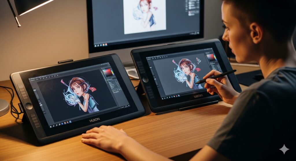 Huion vs Wacom