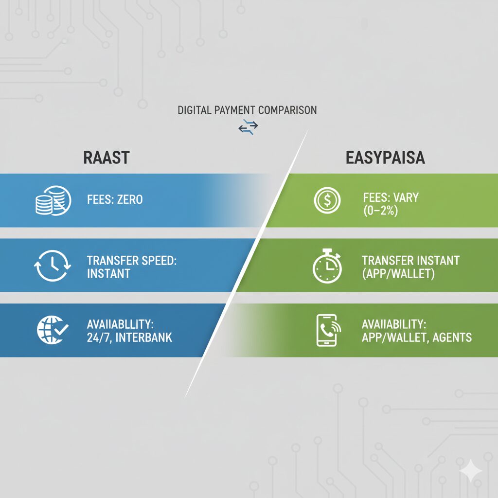 Raast vs Easypaisa
